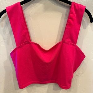 Vibrant Pink Crop Top